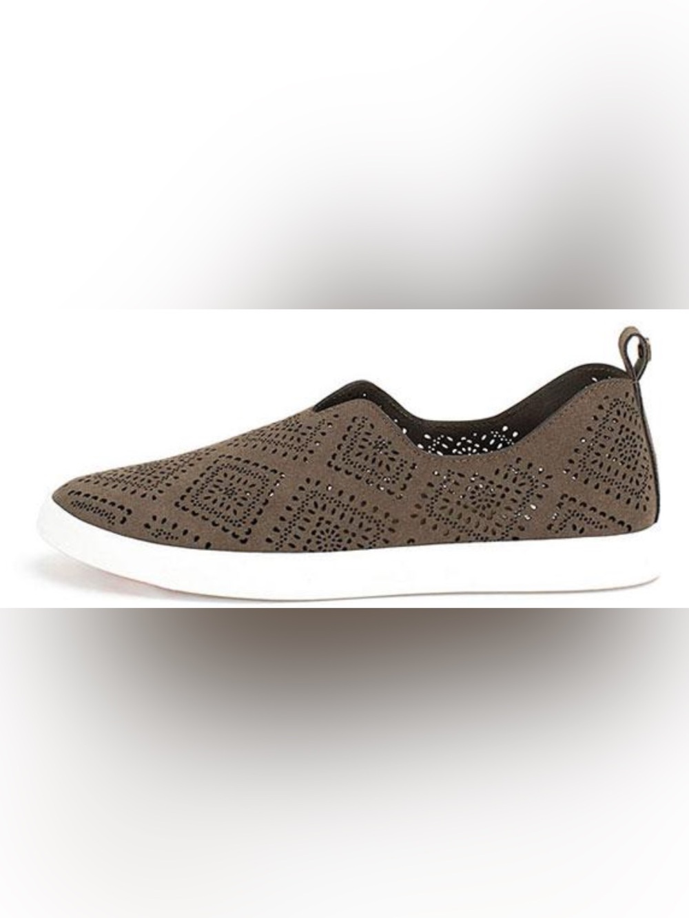 Women’s Casual Slip-On Sneaker in Olive